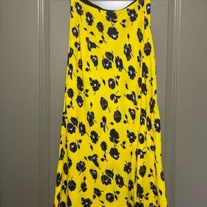 DVF floral midi skirt